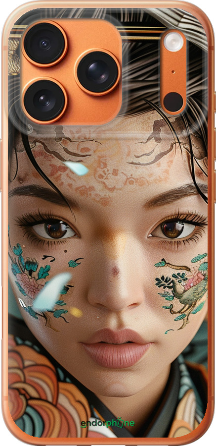 Силиконовый чехол Взгляд души самурая для Apple iPhone 17 PRO MAX - 6076u-4029 изображение 