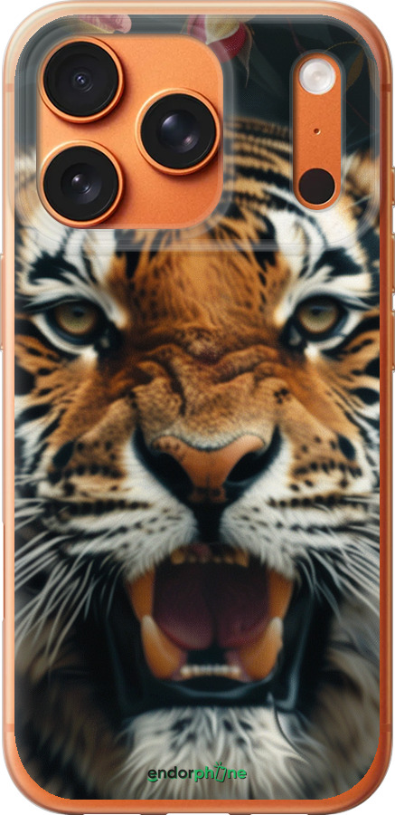 Силіконовий чехол Тигрова велич для Apple iPhone 17 PRO MAX - 6080u-4029 изображение 