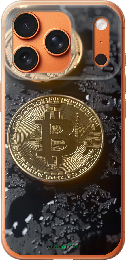 Силиконовый чехол Вулканический Bitcoin для Apple iPhone 17 PRO MAX - 6092u-4029 изображение 