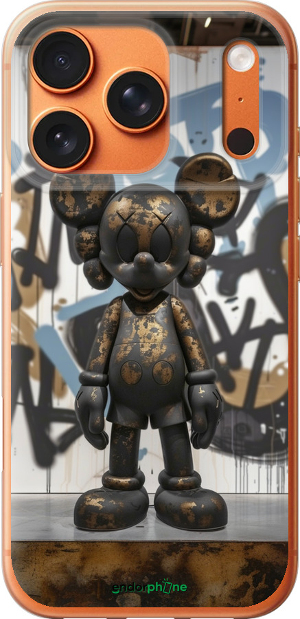 Силиконовый чехол Bronze kaws v2 для Apple iPhone 17 PRO MAX - 6098u-4029 изображение 