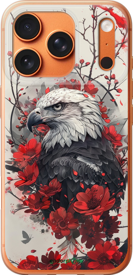 Силиконовый чехол Рубиновый орел для Apple iPhone 17 PRO MAX - 6103u-4029 изображение 