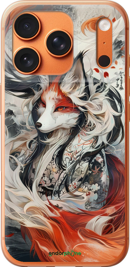 Силиконовый чехол Дух кицунэ' для Apple iPhone 17 PRO MAX - 6107u-4029 изображение 