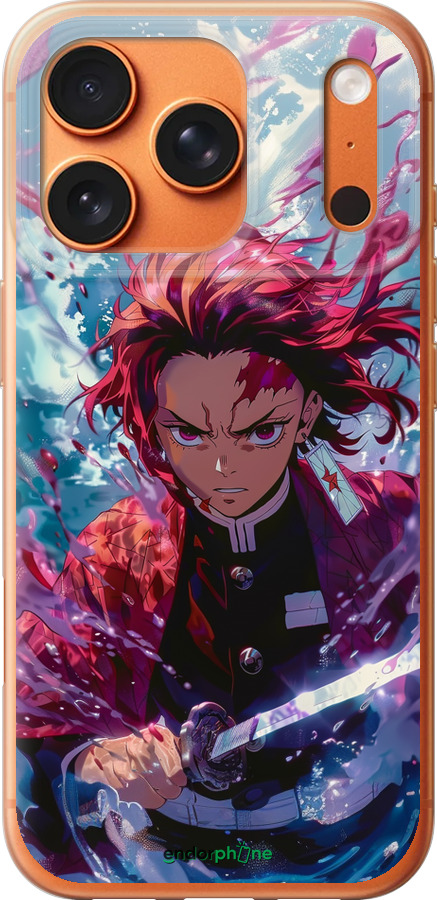 Силиконовый чехол Танджиро Камадо: Клинок рассекающий демонов для Apple iPhone 17 PRO MAX - 6111u-4029 изображение 