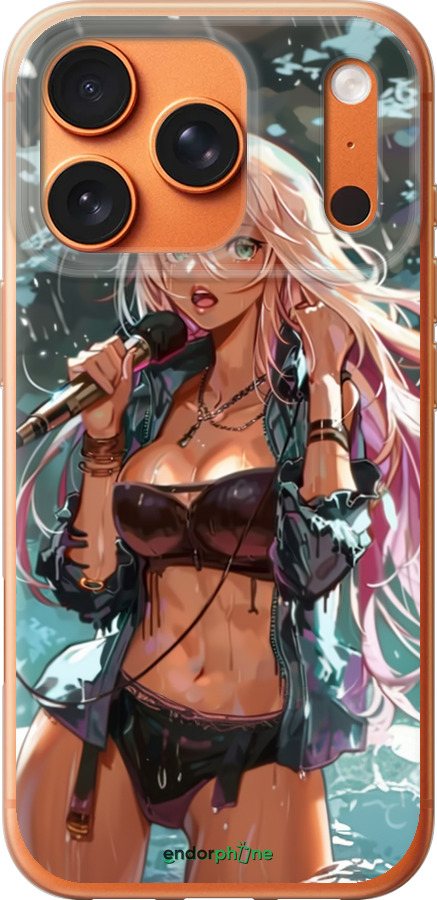 Силиконовый чехол Аниме-звезда под водопадом для Apple iPhone 17 PRO MAX - 6121u-4029 изображение 