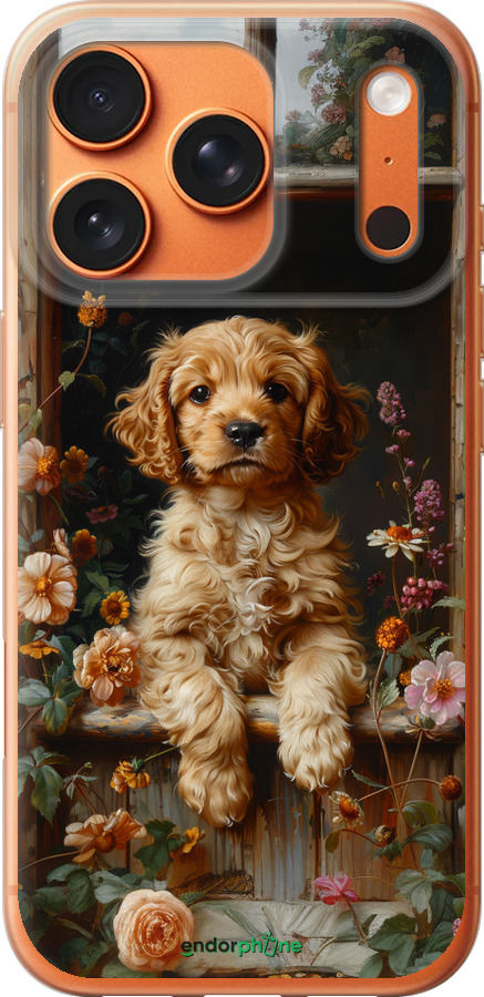 Силиконовый чехол Щенок cocker spaniel для Apple iPhone 17 PRO MAX - 6136u-4029 изображение 