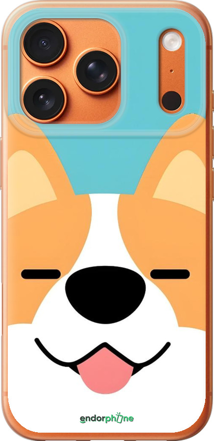 Силиконовый чехол Корги для Apple iPhone 17 PRO MAX - 6280u-4029 изображение 