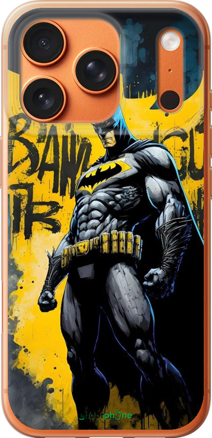 Силиконовый чехол Бетмен для Apple iPhone 17 PRO MAX - 6290u-4029 изображение 