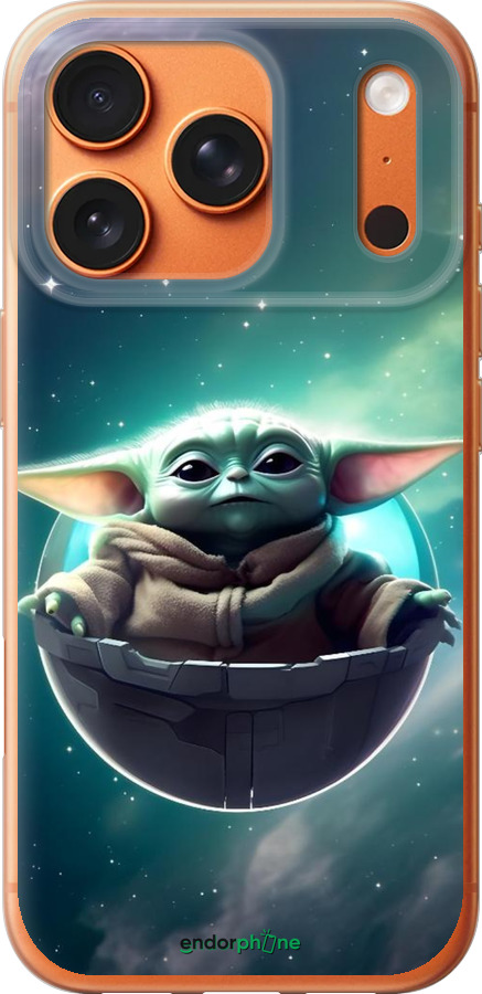 Силиконовый чехол Малышь йода для Apple iPhone 17 PRO MAX - 6294u-4029 изображение 