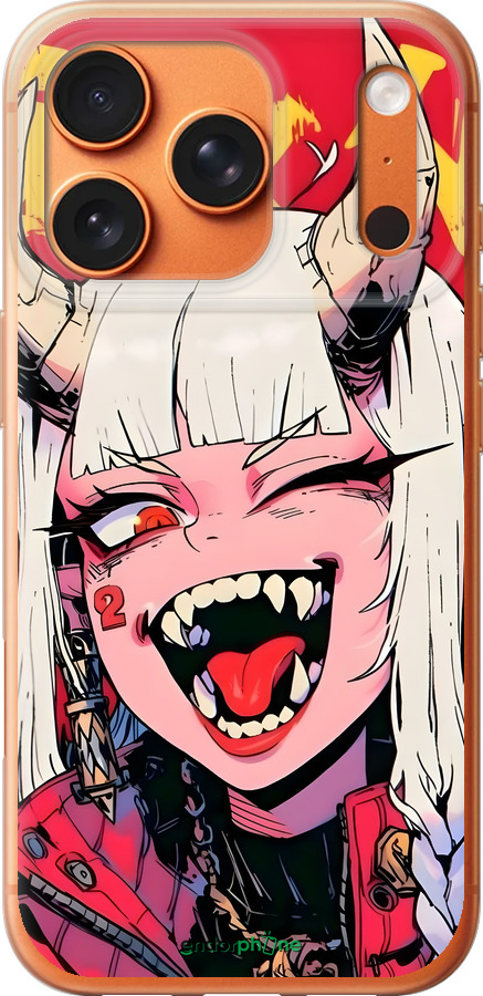 Силіконовий чехол Аніме демон для Apple iPhone 17 PRO MAX - 6308u-4029 изображение 