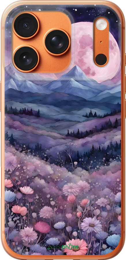 Силиконовый чехол Ночь луна арт для Apple iPhone 17 PRO MAX - 6319u-4029 изображение 