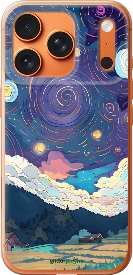 Силиконовый чехол Креативный арт для Apple iPhone 17 PRO MAX - 6322u-4029 изображение 