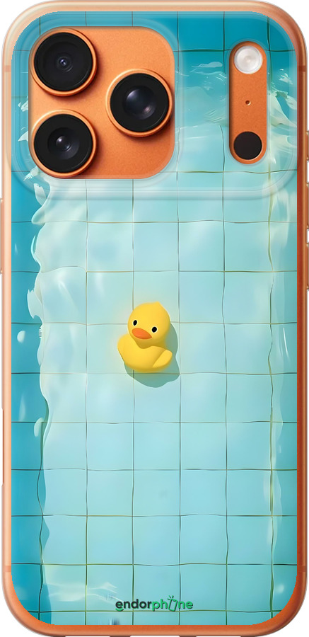 Силиконовый чехол Утенок для Apple iPhone 17 PRO MAX - 6323u-4029 изображение 
