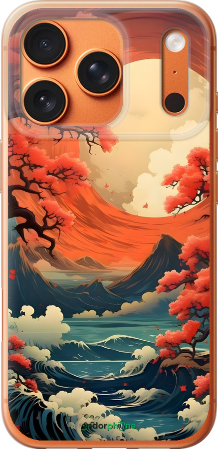 Силиконовый чехол Природа японии для Apple iPhone 17 PRO MAX - 6327u-4029 изображение 