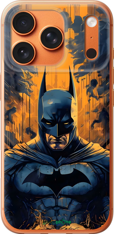 Силиконовый чехол Бэтмен для Apple iPhone 17 PRO MAX - 6335u-4029 изображение 