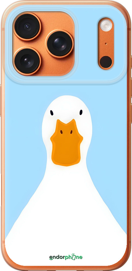 Силиконовый чехол Гусь для Apple iPhone 17 PRO MAX - 6350u-4029 изображение 