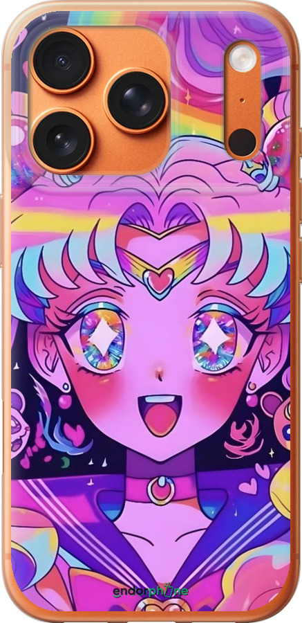 Силиконовый чехол Сейлор Мун 3 для Apple iPhone 17 PRO MAX - 6352u-4029 изображение 