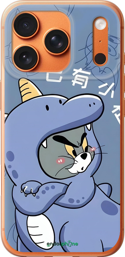 Силиконовый чехол Том и джерри 1 для Apple iPhone 17 PRO MAX - 6358u-4029 изображение 