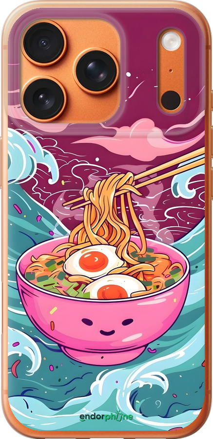 Силиконовый чехол Рамен для Apple iPhone 17 PRO MAX - 6360u-4029 изображение 