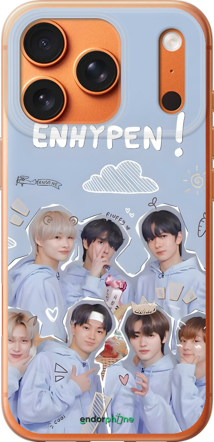 Силиконовый чехол Энхайпен для Apple iPhone 17 PRO MAX - 6362u-4029 изображение 