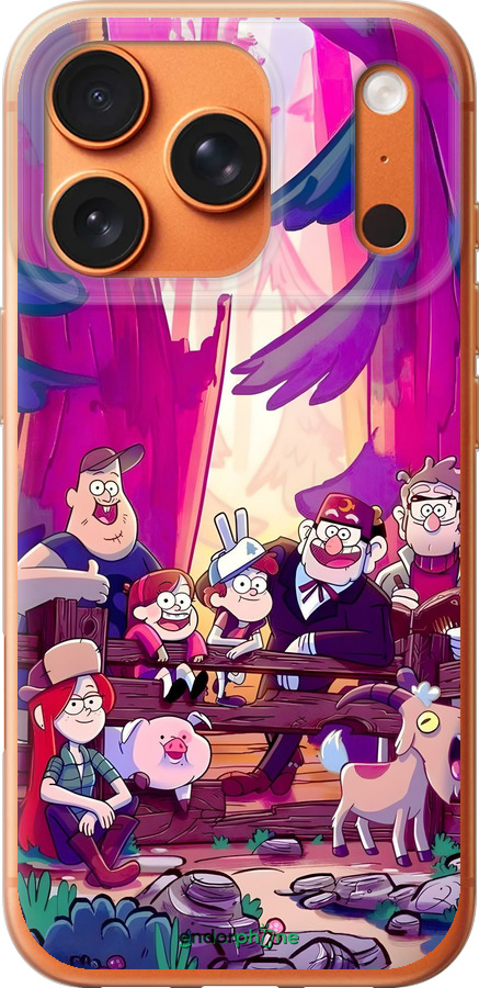 Силиконовый чехол Гравити Фолз для Apple iPhone 17 PRO MAX - 6365u-4029 изображение 