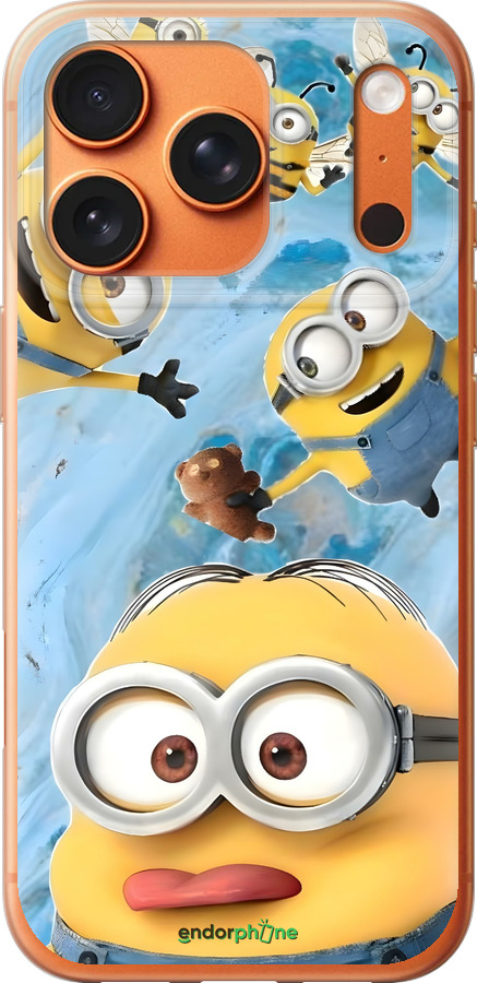 Силиконовый чехол Миньоны для Apple iPhone 17 PRO MAX - 6386u-4029 изображение 