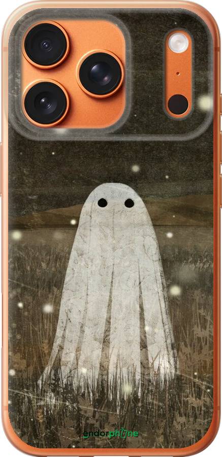 Силиконовый чехол Привидение и светлячки для Apple iPhone 17 PRO MAX - 6406u-4029 изображение 