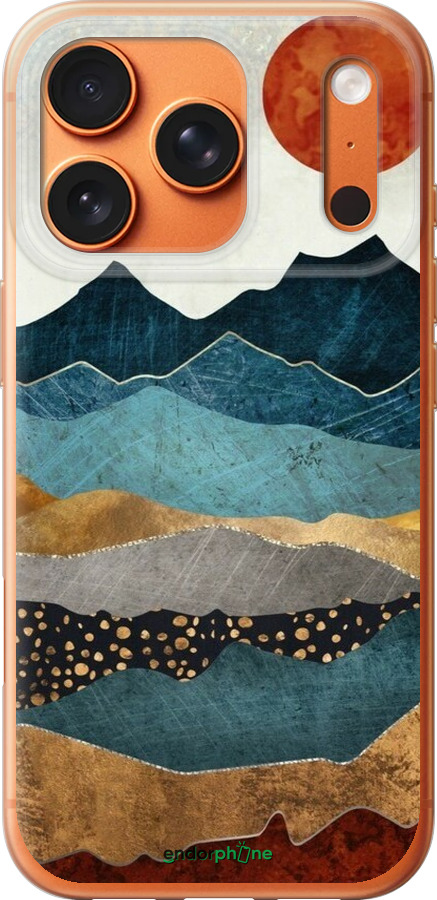 Силиконовый чехол Янтарный закат для Apple iPhone 17 PRO MAX - 6475u-4029 изображение 