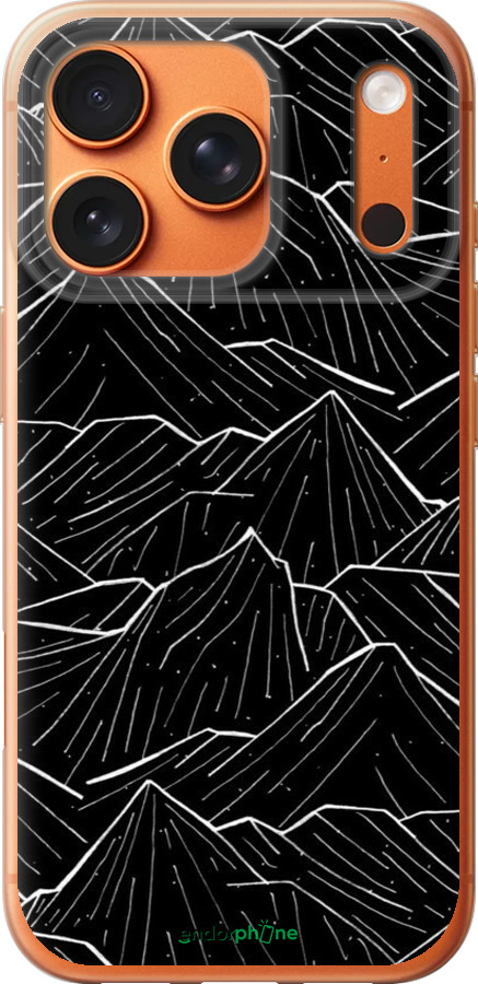 Силиконовый чехол С изображением Темных гор для Apple iPhone 17 PRO MAX - 6489u-4029 изображение 