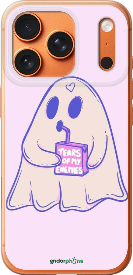 Силиконовый чехол Милый призрак для Apple iPhone 17 PRO MAX - 6507u-4029 изображение 