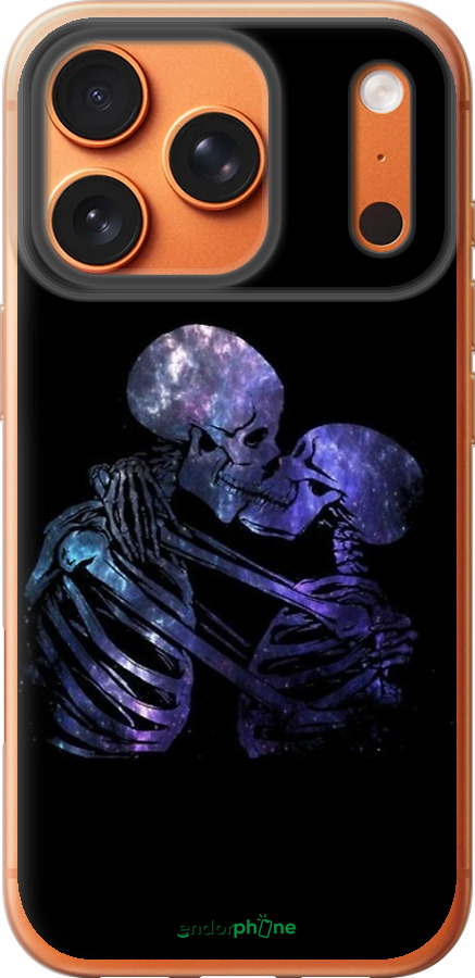 Силиконовый чехол С изображением скелета для Apple iPhone 17 PRO MAX - 6537u-4029 изображение 