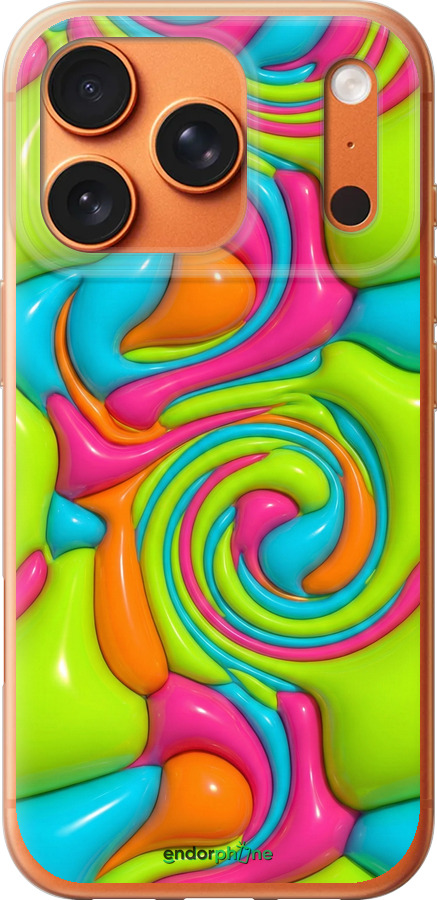 Силіконовий чехол Y2K Jelly Dream для Apple iPhone 17 PRO MAX - 6780u-4029 изображение 