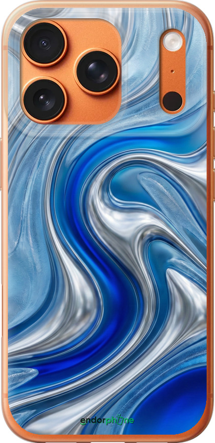 Силіконовий чехол Liquid Chrome для Apple iPhone 17 PRO MAX - 6781u-4029 изображение 