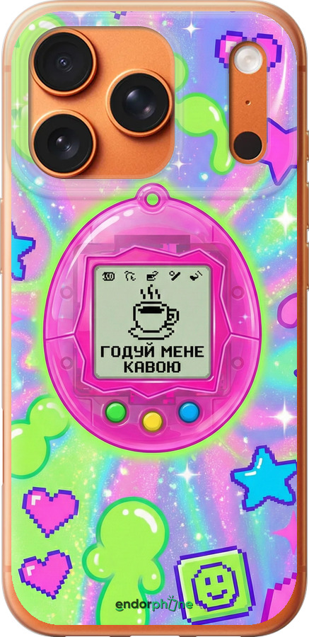 Силиконовый чехол Y2K Aesthetic Retro Pet: Годуй мене кавою для Apple iPhone 17 PRO MAX - 6784u-4029 изображение 