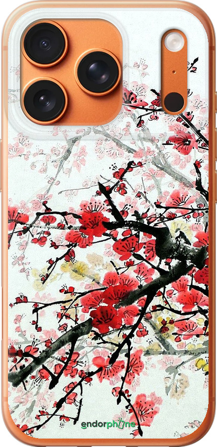 Силиконовый чехол Цветущий куст для Apple iPhone 17 PRO MAX - 831u-4029 изображение 