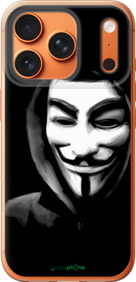 Силиконовый чехол Анонимус для Apple iPhone 17 PRO MAX - 832u-4029 изображение 