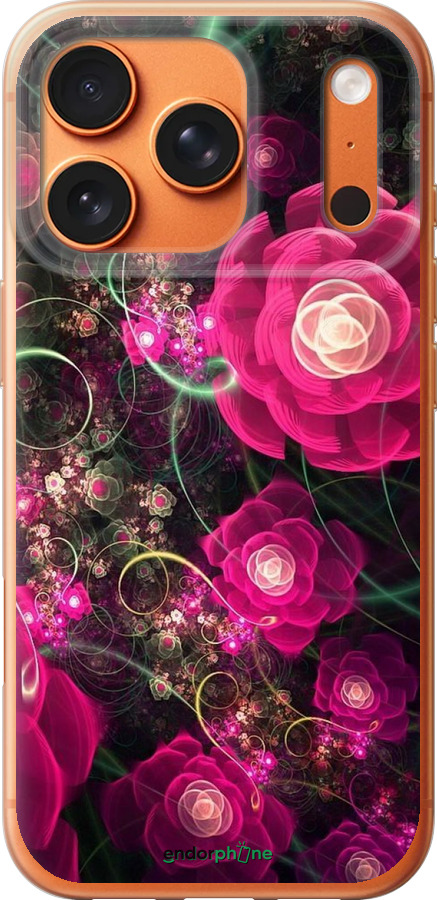 Силиконовый чехол Абстрактные цветы 3 для Apple iPhone 17 PRO MAX - 850u-4029 изображение 