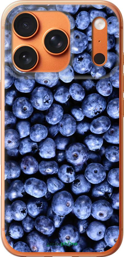 Силиконовый чехол Черника для Apple iPhone 17 PRO MAX - 851u-4029 изображение 