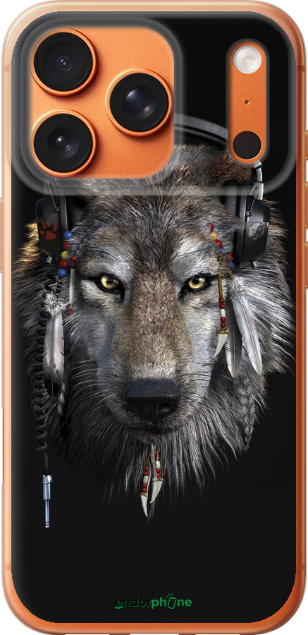 Силиконовый чехол Волк-меломан для Apple iPhone 17 PRO MAX - 875u-4029 изображение 