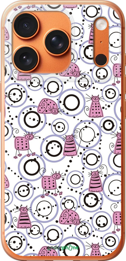 Силиконовый чехол Смешные коты для Apple iPhone 17 PRO MAX - 907u-4029 изображение 