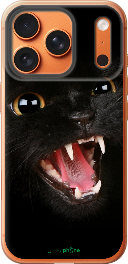 Силиконовый чехол Чёрная кошка для Apple iPhone 17 PRO MAX - 932u-4029 изображение 