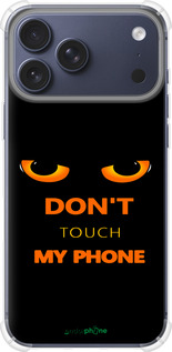 Силикон с усиленными углами чехол Don't touch the phone для Apple iPhone 17 PRO - 4261sp-4030 изображение 