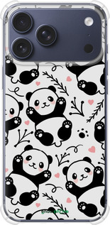 Силикон с усиленными углами чехол Панды для Apple iPhone 17 PRO - 4318sp-4030 изображение 