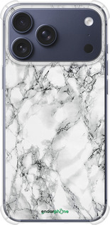 Силикон с усиленными углами чехол Мрамор белый для Apple iPhone 17 PRO - 4480sp-4030 изображение 