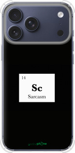 Силикон с усиленными углами чехол Сарказм для Apple iPhone 17 PRO - 4501sp-4030 изображение 