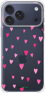 Силикон с усиленными углами чехол Сердечки 2 для Apple iPhone 17 PRO - 4763sp-4030 изображение 