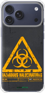 Силикон с усиленными углами чехол biohazard 28 для Apple iPhone 17 PRO - 4846sp-4030 изображение 