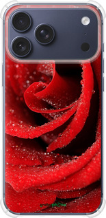 Силикон с усиленными углами чехол Красная роза для Apple iPhone 17 PRO - 529sp-4030 изображение 