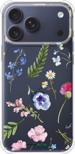 Силикон с усиленными углами чехол Цветочный фон v2 для Apple iPhone 17 PRO - 5472sp-4030 изображение 