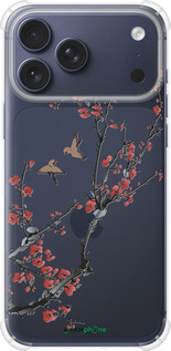 Силикон с усиленными углами чехол Сакура v2 для Apple iPhone 17 PRO - 5538sp-4030 изображение 