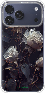 Силикон с усиленными углами чехол Розы 2 для Apple iPhone 17 PRO - 5550sp-4030 изображение 